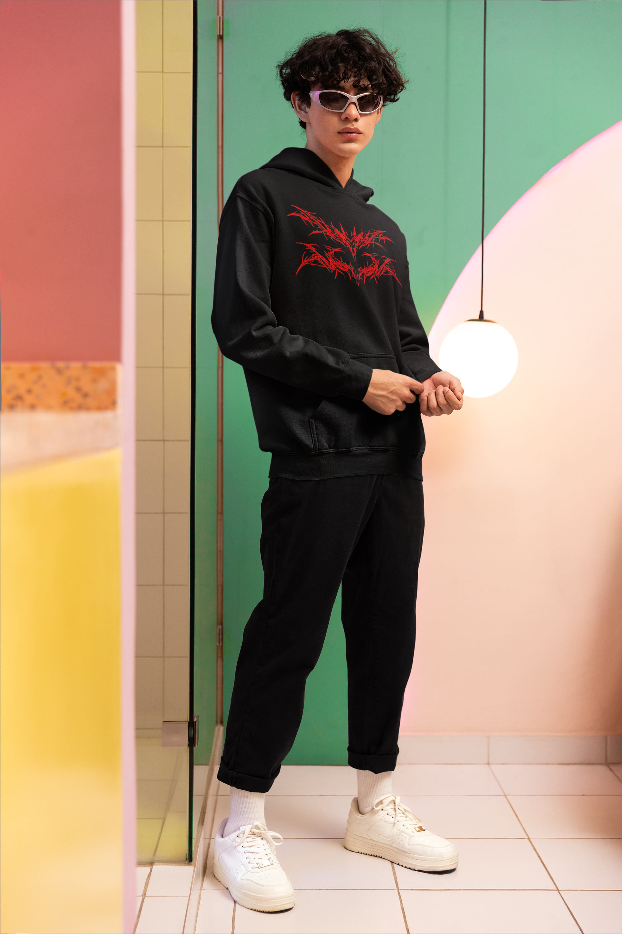 RED CORE PREMIUM HOODIE RAVEMANTHRA